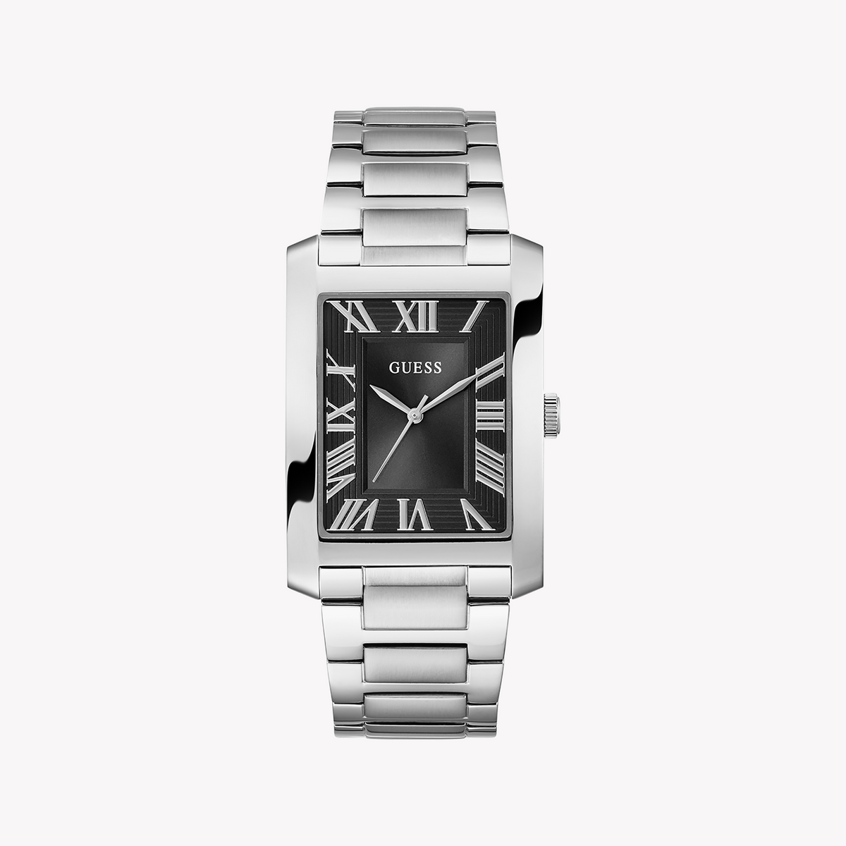 Guess Unisex Stainless Steel, Silver/Black | Gw0896g1