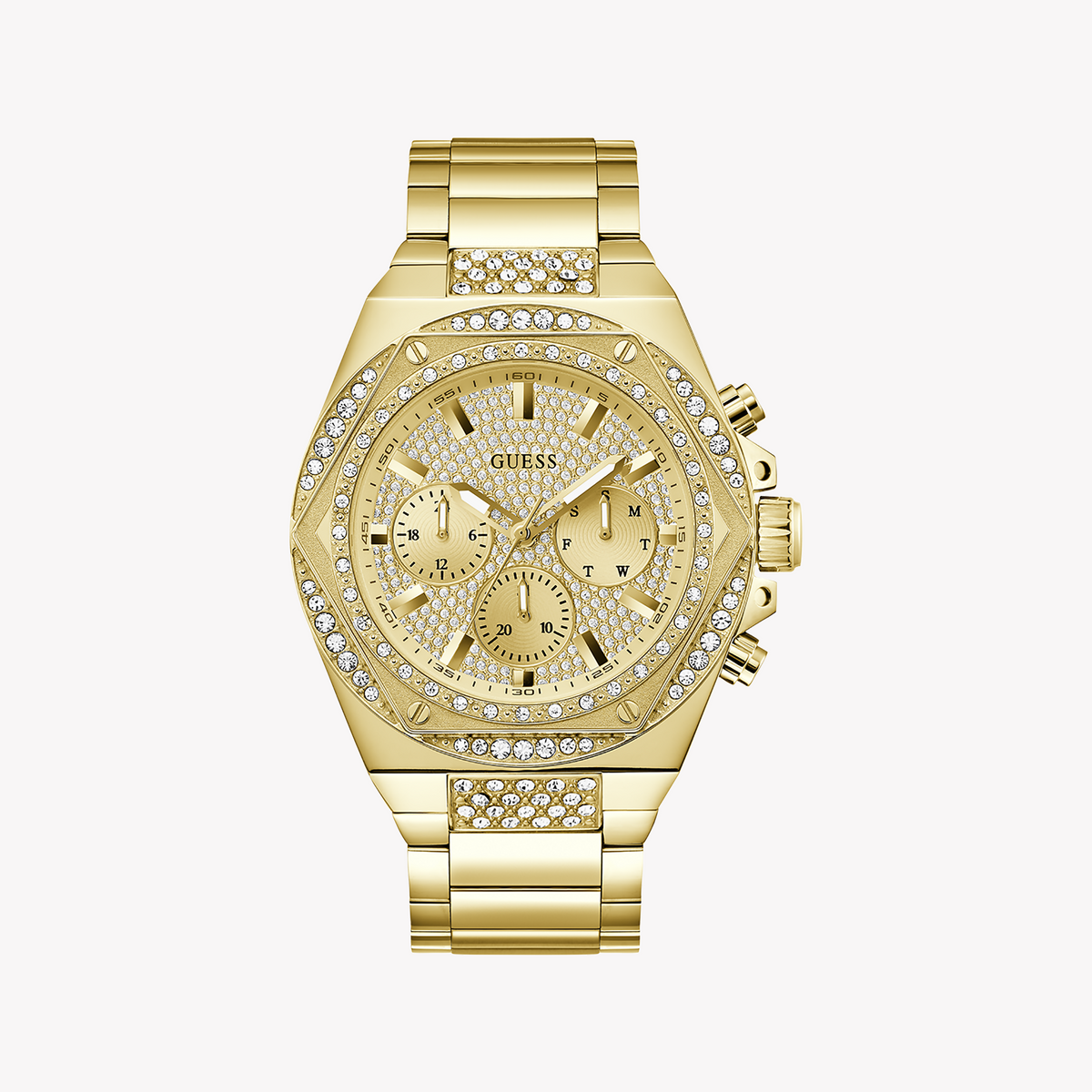 Guess Men's All-Gold Stainless Steel Watch | Gw0899g2