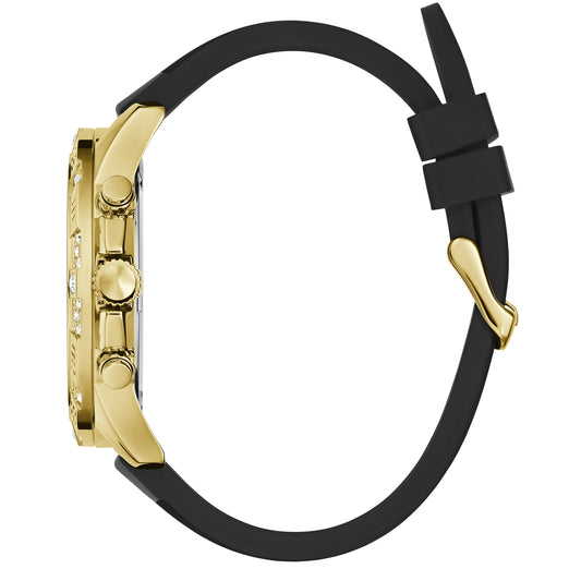 Guess Men's Gold/Black Stainless Steel Watch | Gw0909g2