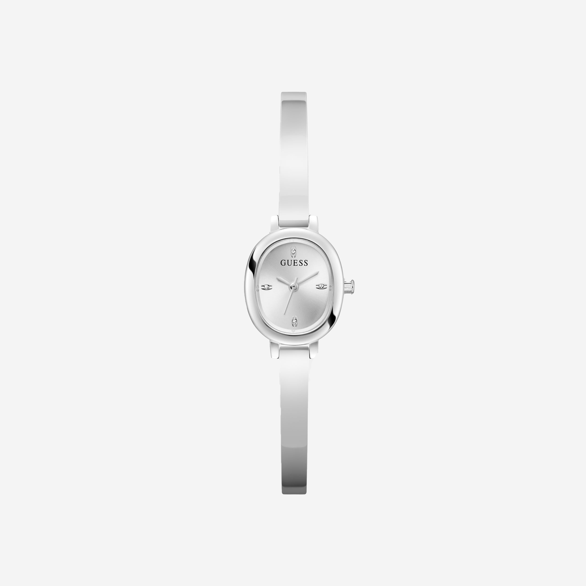 GUESS Women's Silver Recycled Steel Watch | GW0924L1