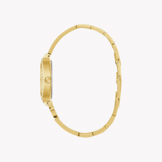 GUESS Women's Gold Recycled Steel Watch | Model GW0929L2