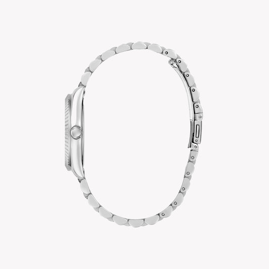 GUESS Women's Silver/Blue Recycled Steel Watch | GW0936L1