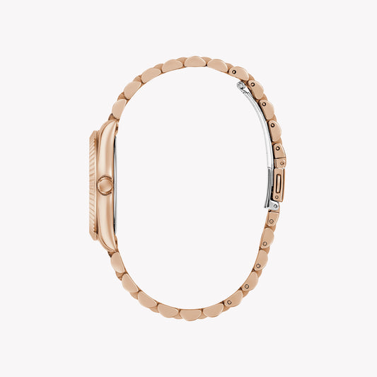 GUESS Women's Rose Gold Steel Watch, Eco-Friendly | GW0936L4