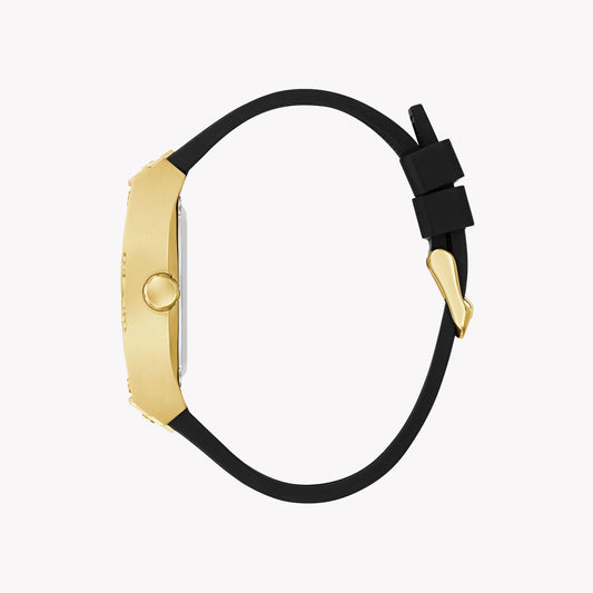 GUESS Men's Gold/Black Stainless Steel Automatic Watch | GW0980G2