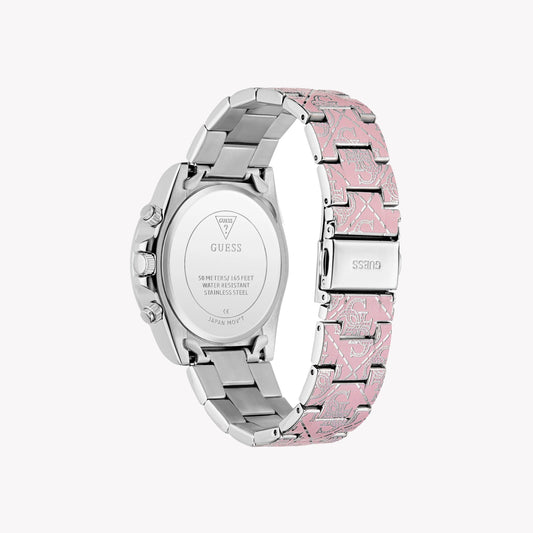 GUESS Women's Pink Steel Watch | GW0986L1