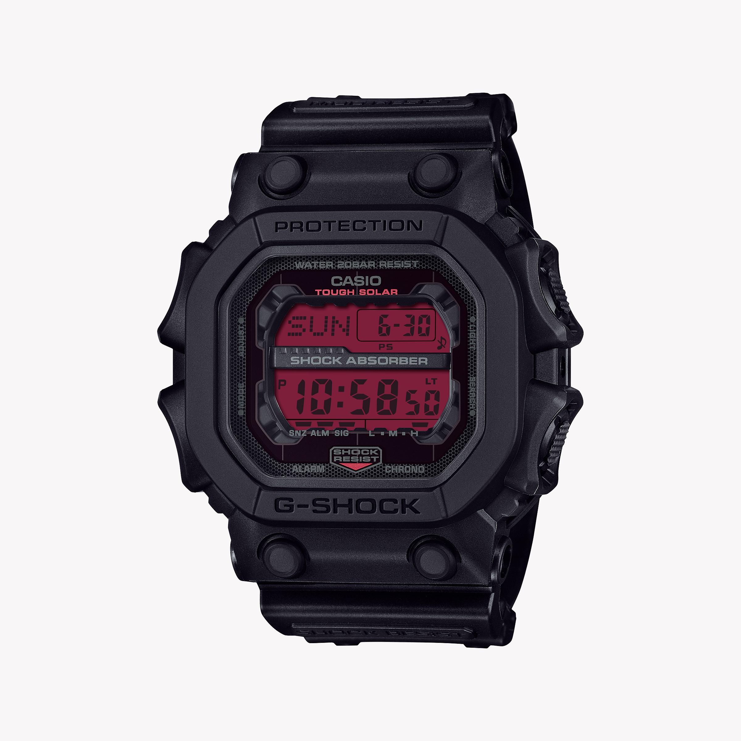CASIO G-SHOCK Men's Black Resin Watch, 20 ATM GX-56BBR-1ER – i-Watch