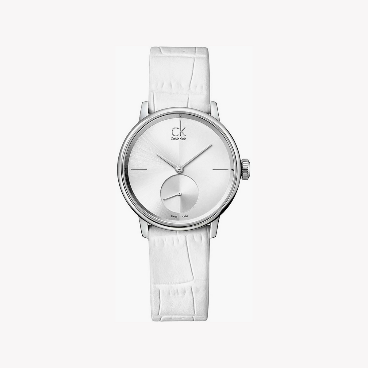 Ck Calvin Klein Women's Silver/White Watch | K2y231k6