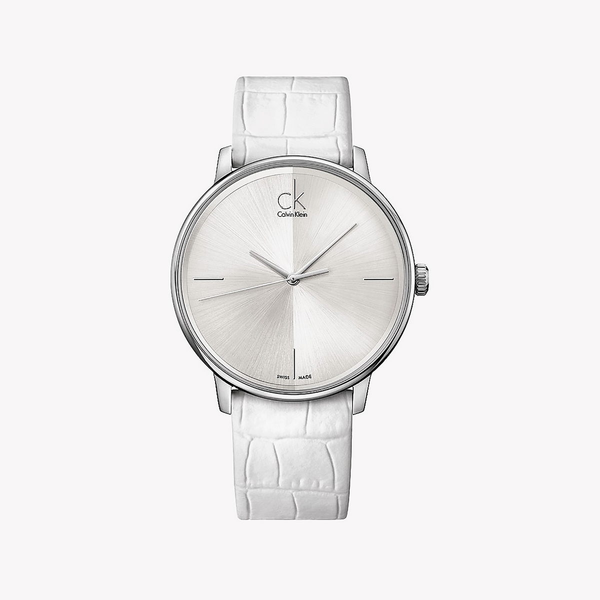 Ck Calvin Klein Women's Silver/White Watch | K2y2x1k6