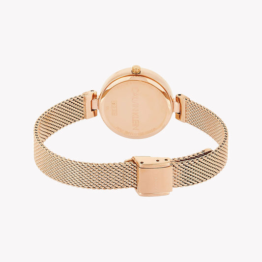 Ck Calvin Klein Women's Rose Gold Watch, Stainless Steel | K8g23626