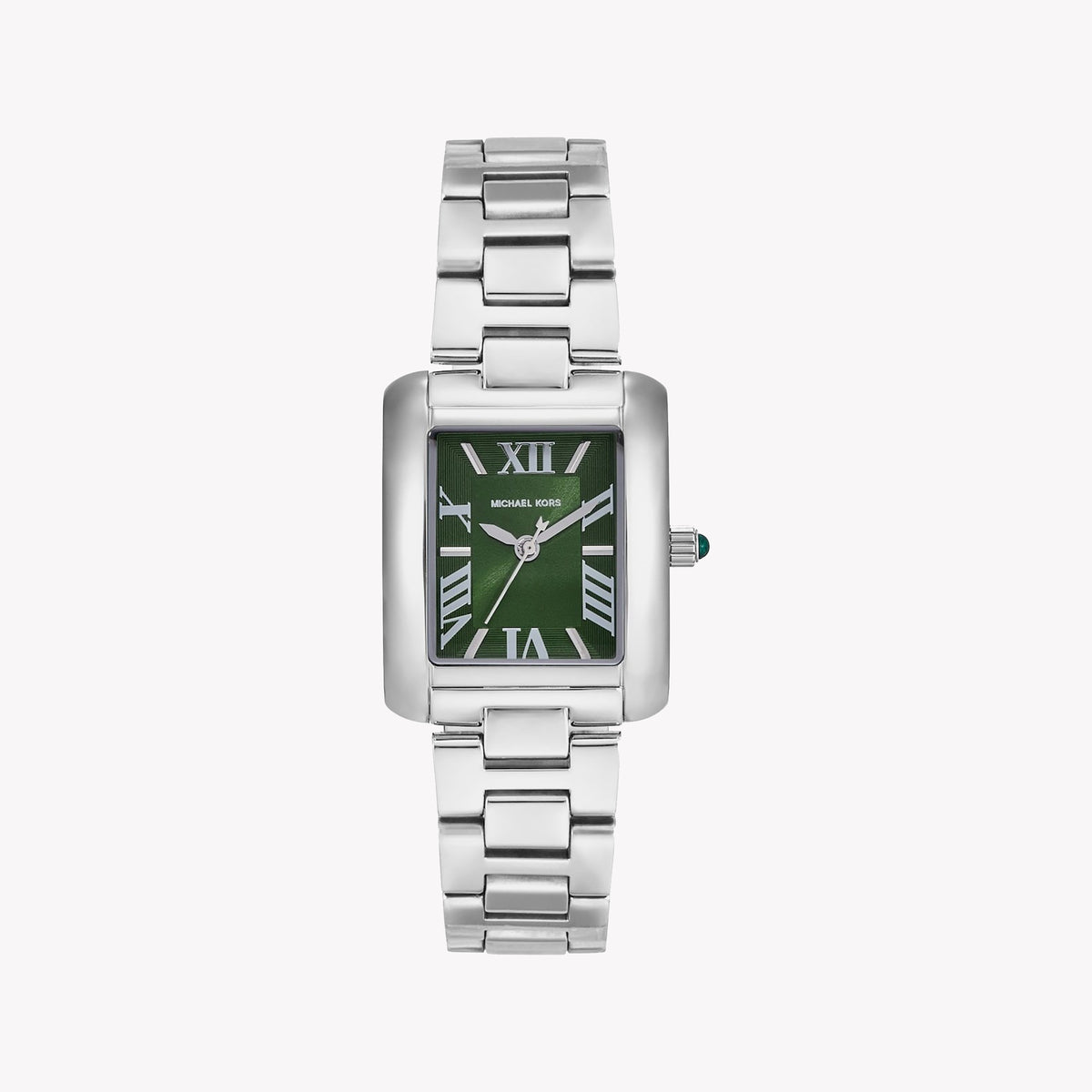 Michael Kors Women's Silver & Green Watch | Mk4832