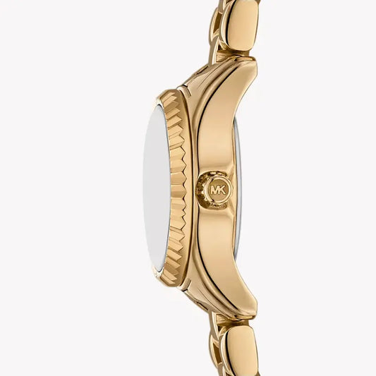 Michael Kors Women's Gold Stainless Steel Watch, Gold Dial | Mk4862