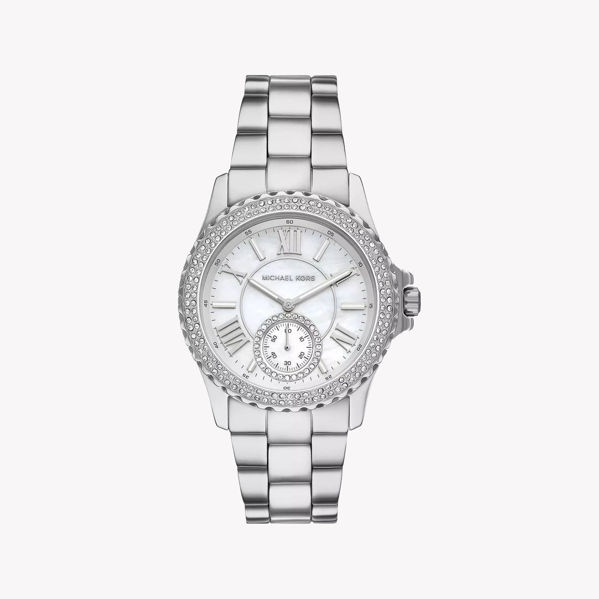 Michael Kors Women's Silver Stainless Steel Watch, Silver Dial | Mk7403