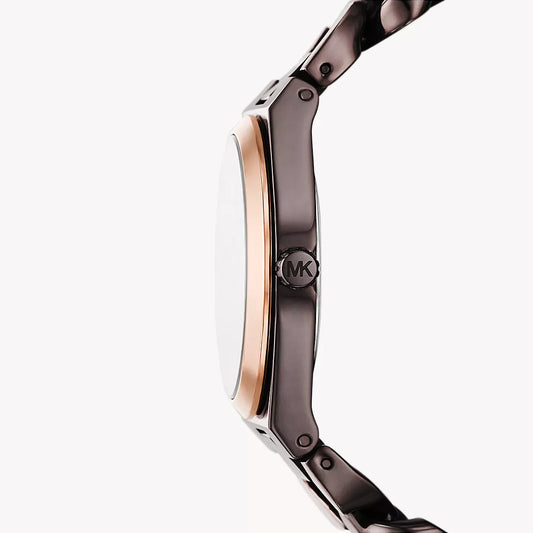 Michael Kors Women's Rose Gold & Dark Brown Watch | Mk7501