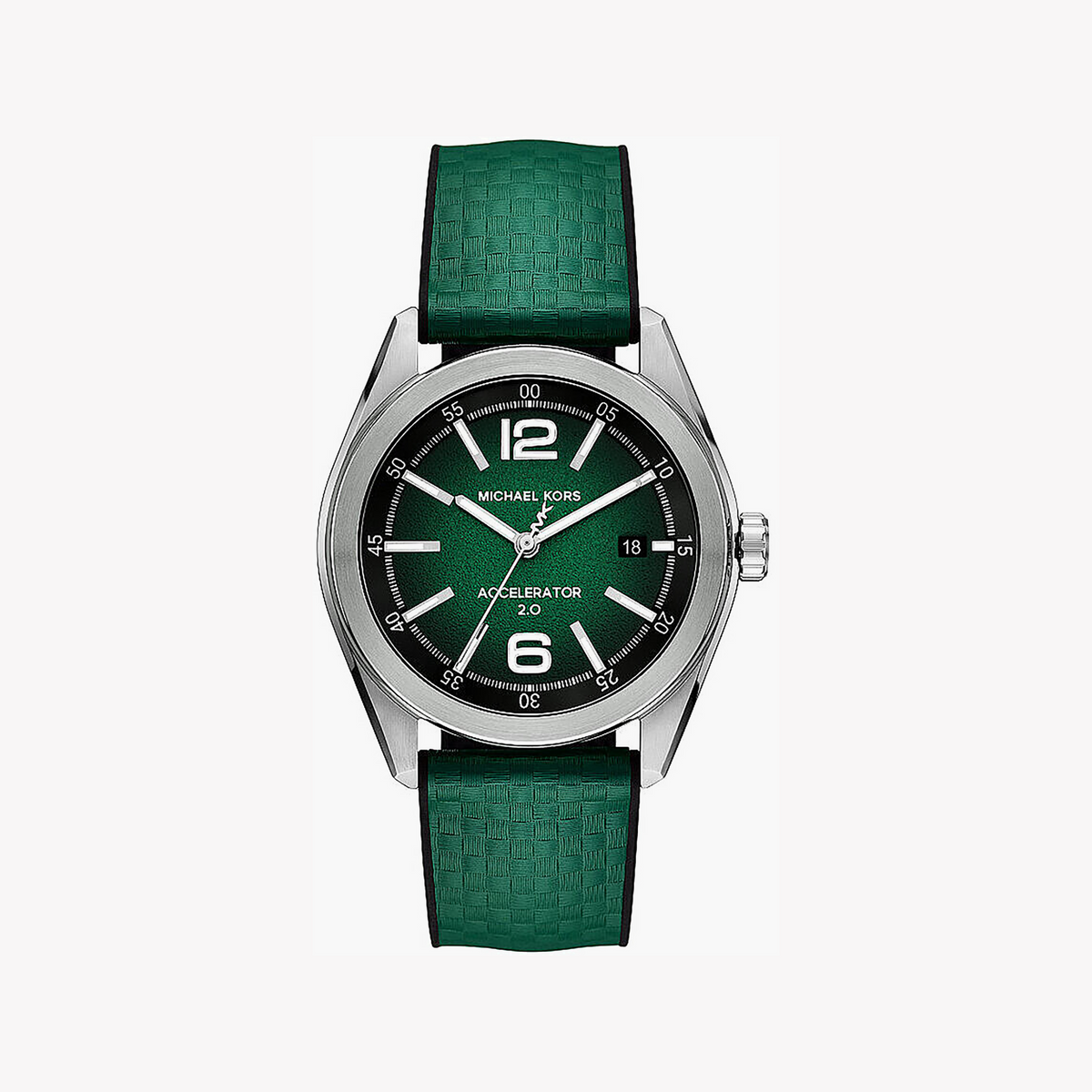 MICHAEL KORS MK9173 - BOLD TIMEPIECE WITH GREEN LEATHER BAND-i-Watch