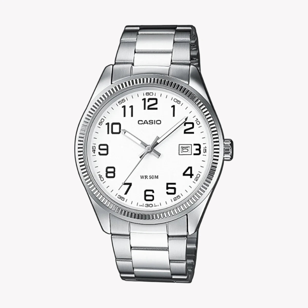 CASIO MTP-1302PD-7BVEF - TIMELESS ELEGANCE MEN'S WATCH WITH SLEEK SILVER STAINLESS STEEL BRACELET