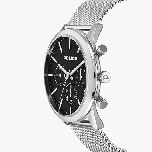 POLICE Men's Stainless Steel Silver Watch | P15599JS02MMM