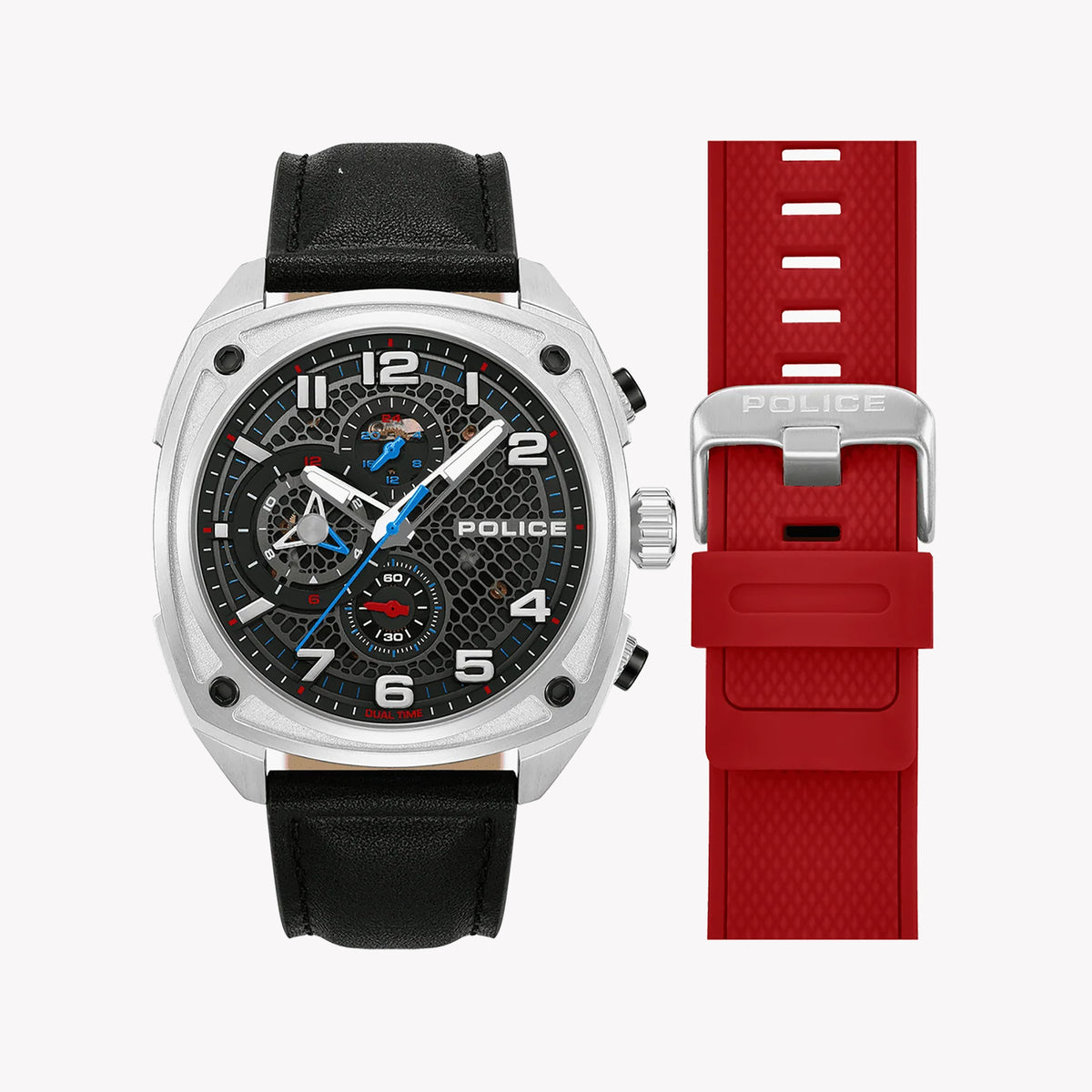 POLICE Men's Multicolor Leather Watch | PEWGF00814X1