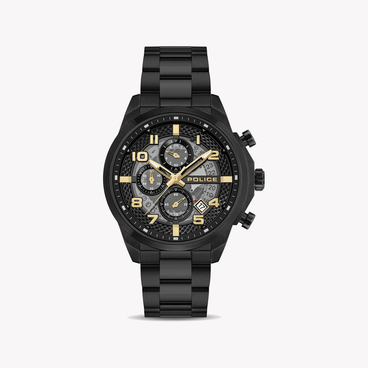 Police Men's Stainless Steel, Black | Pewgk0053902