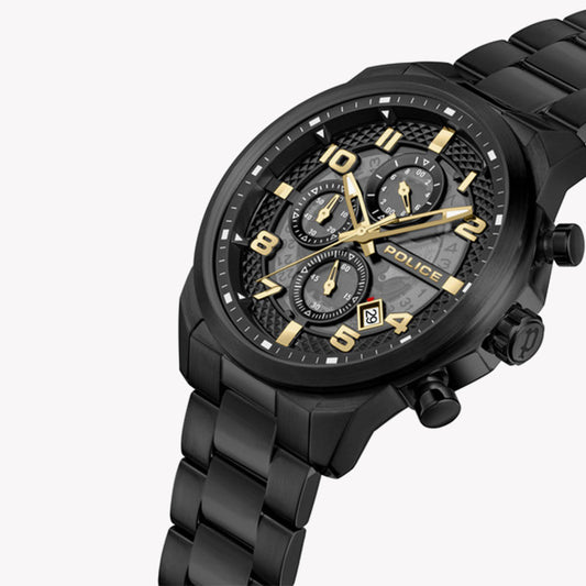 Police Men's Stainless Steel, Black | Pewgk0053902