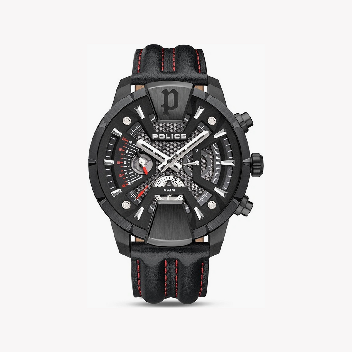 Police Men's Black Stainless Steel Watch | Pewjf2203710