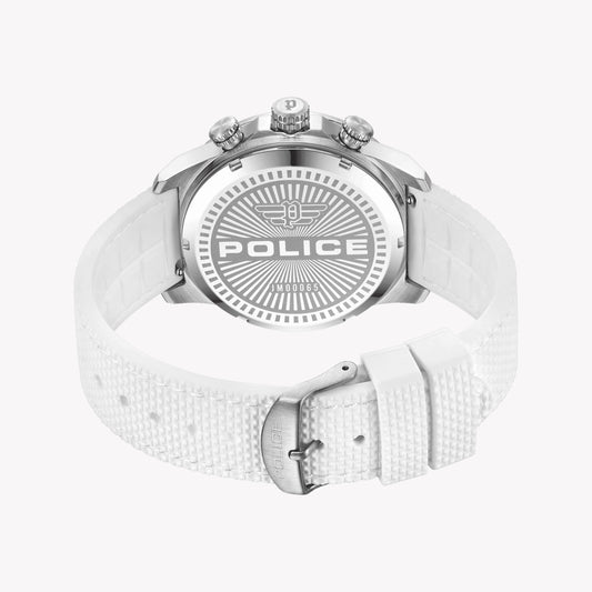 Police Men's Multicolor Quartz Watch, Stainless Steel/Silicone | Pewjm0006506