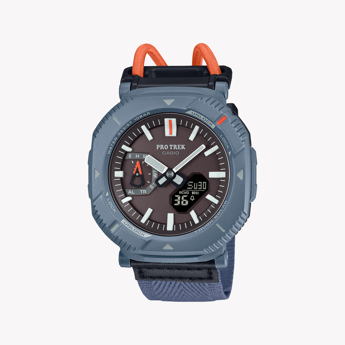 Casio Men's Dark Blue Resin/Fabric | Prj-B001b-2er