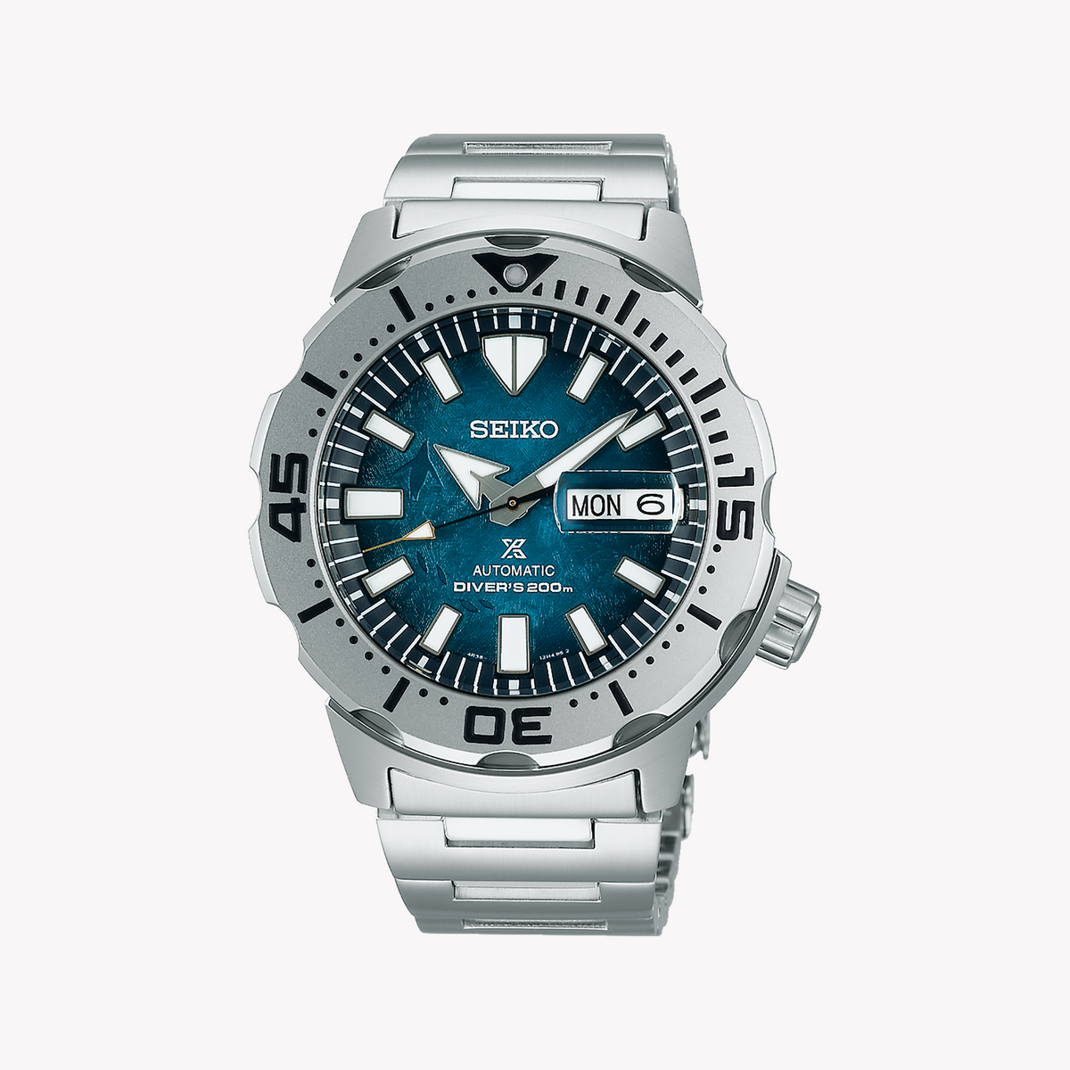 Seiko Men's Stainless Steel, Silver/Blue | Srph75k1