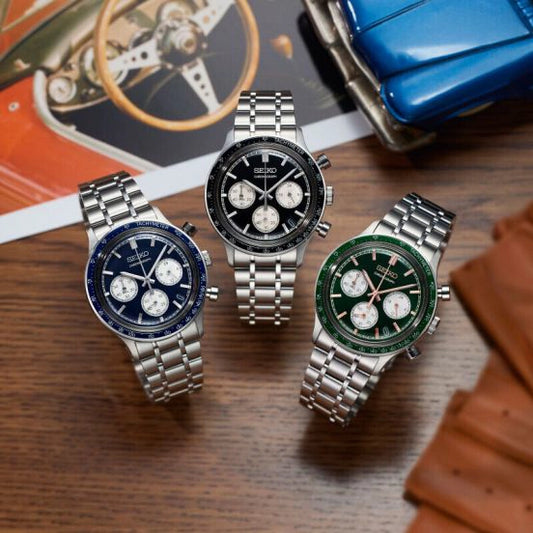 SEIKO Men's Stainless Steel Dark Blue Dial Watch | SSB477P1