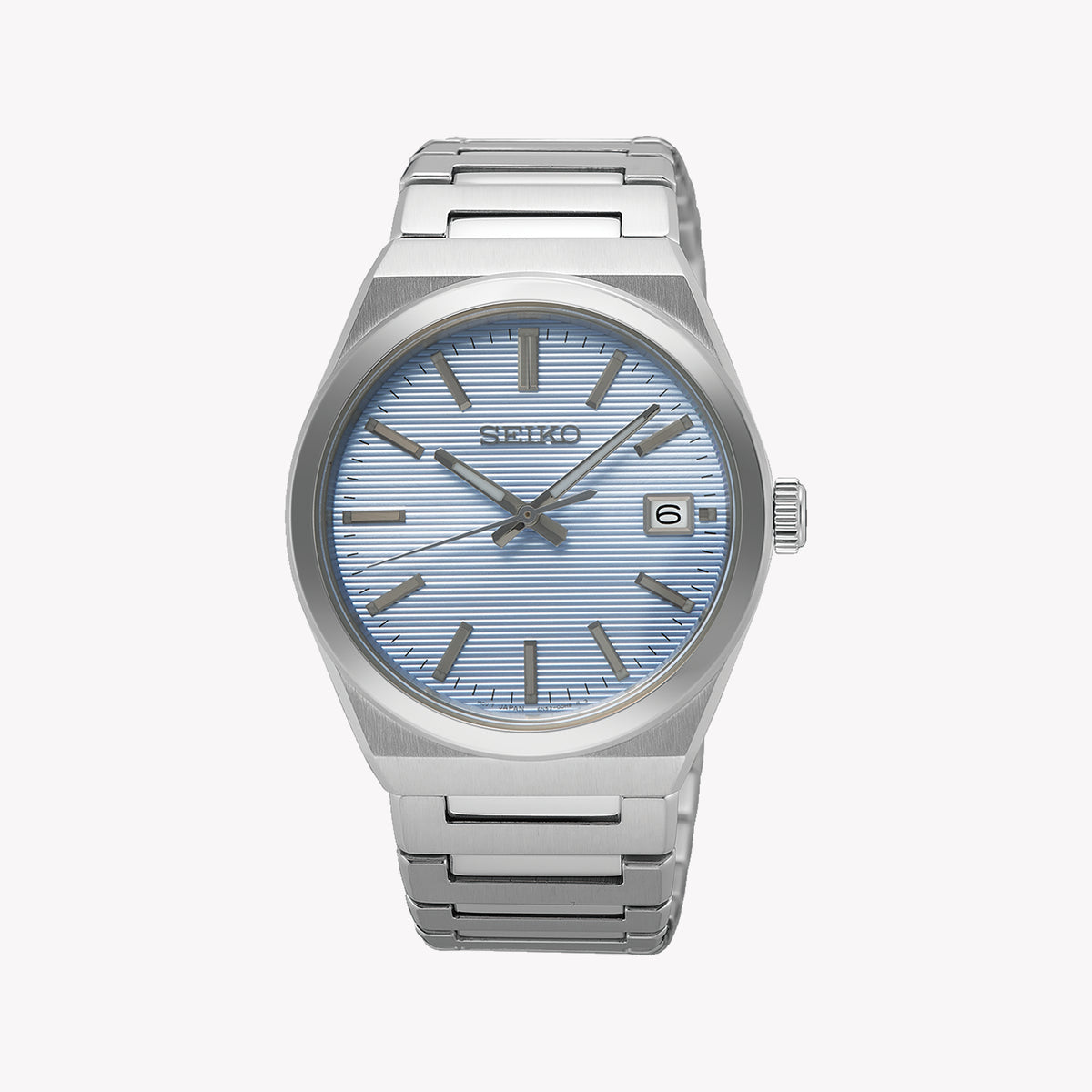 Seiko Men's Stainless Steel Blue Dial Watch | Sur599p1