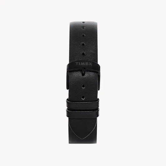 Timex Men's Brass Black Watch, Leather Band | T2n794