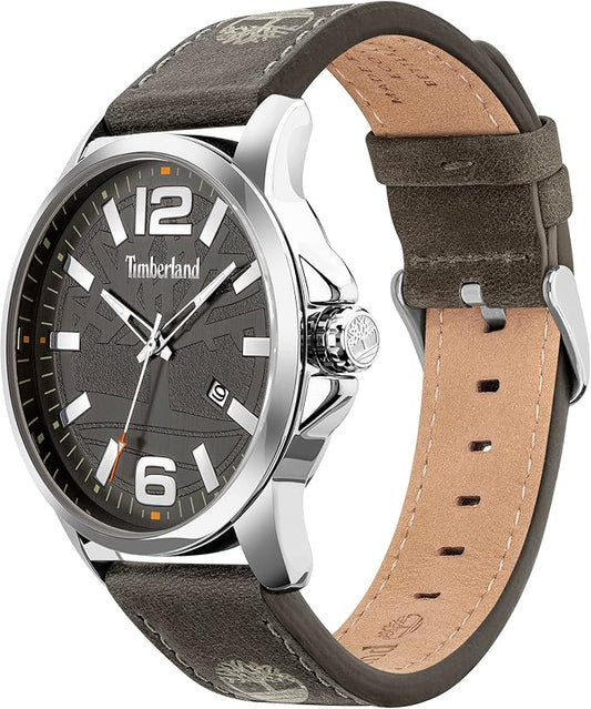 Timberland Men's Leather Grey Watch | Tdwjb2004201