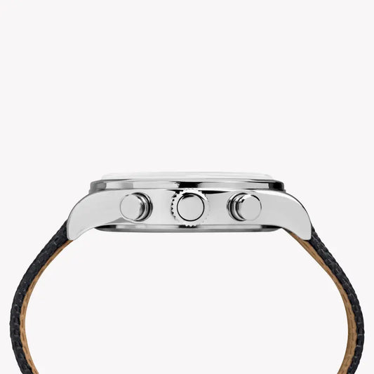 Timex Men's Black Fabric Watch, Silver Case | Tw2r38200