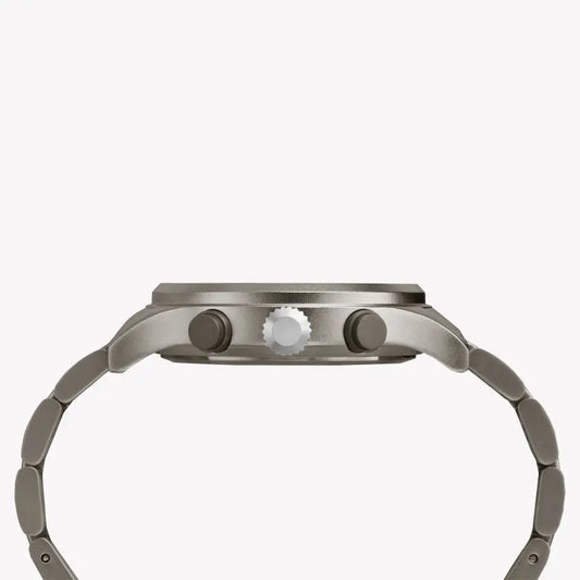 Timex Men's Gray Stainless Steel Watch, Black Dial | Tw2r47700