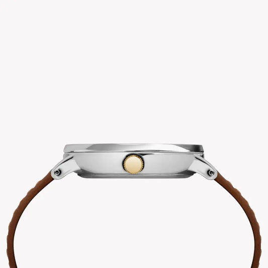 ساعة TIMEX CLASSIC SOUTHVIEW TW2R63900 – مينا أزرق أنيق وجلد أسمر للرجال