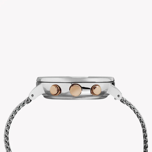 Timex Unisex Silver Stainless Steel, Black Dial | Tw2t11400