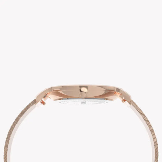 Timex Women's Rose Gold & Pink Watch, Brass Case | Tw2u19000