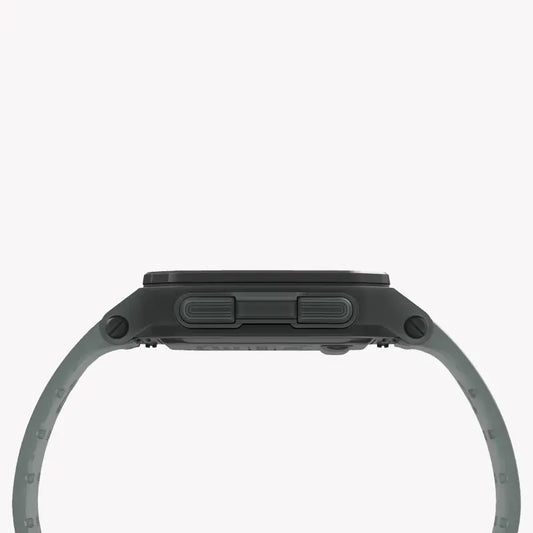 TIMEX Digital Command Urban TW2U56400 – Herrenuhr aus grauem Silikon, langlebig und stilvoll