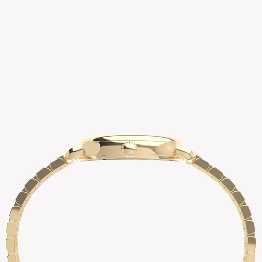 Timex Women's Gold Stainless Steel Watch, White Dial | Tw2u60600