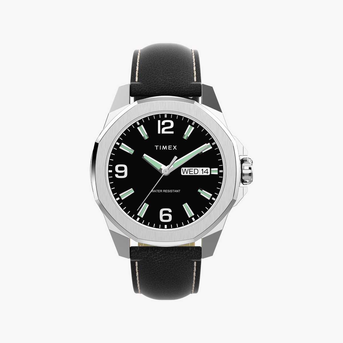 Timex Men's Quartz Watch, Silver/Black | Tw2w92900