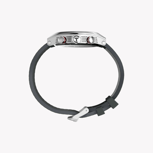 Mens Legacy Tonneau SST Taupe Dial Brown Strap Watch | TW2W93400