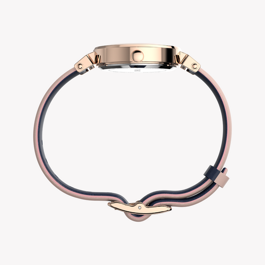 Timex Women's Rose Gold, Pink Leather | Tw2w96300