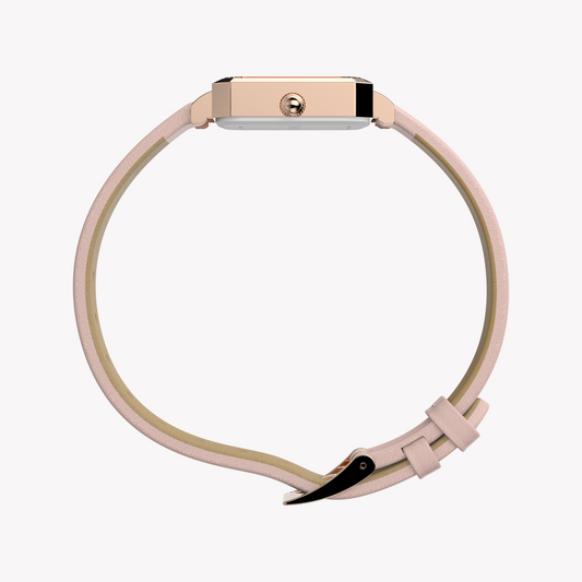 Timex Women's Rose Gold/Pink Leather Watch | Tw2y01100