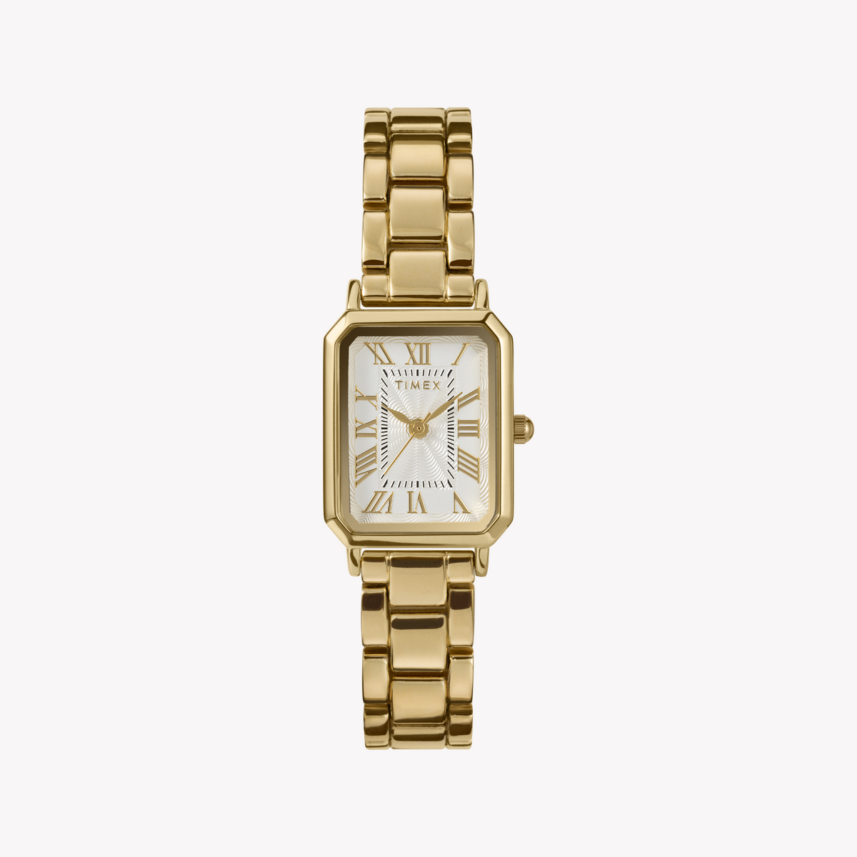 Timex Women's Gold Alloy Watch, Gold/White | Model Tw2y01200