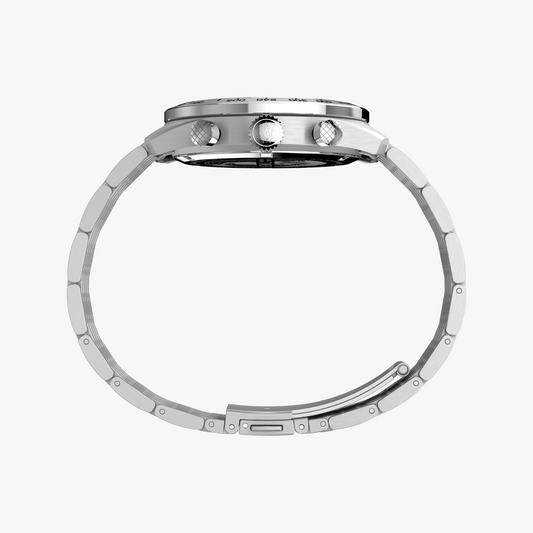 Timex Men's Silver Stainless Steel Watch | Tw2y18500