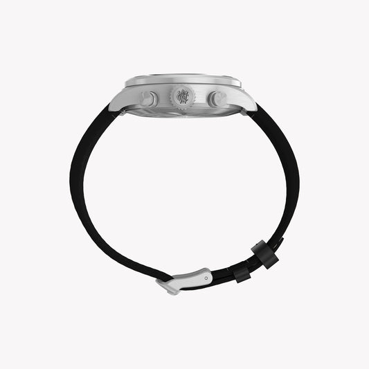 Waterbury Ace Chronograph SST Silver Dial Brown Leather Strap | TW2Y19000