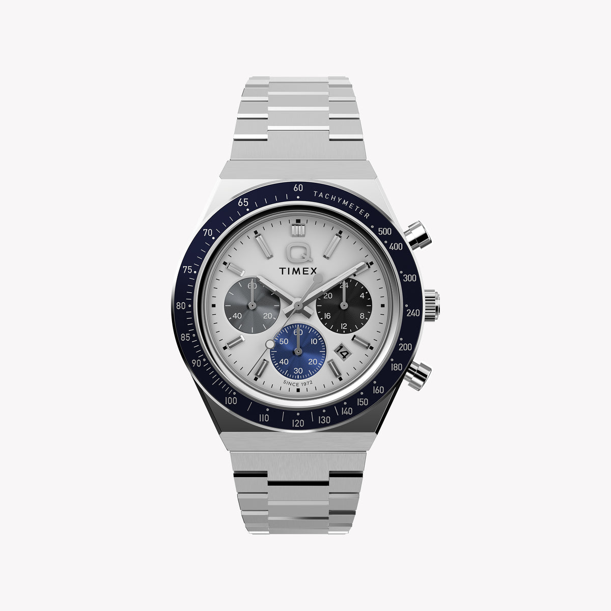 Q Timex Chronograph 40mm Stainless Steel Watch | TW2Y36200