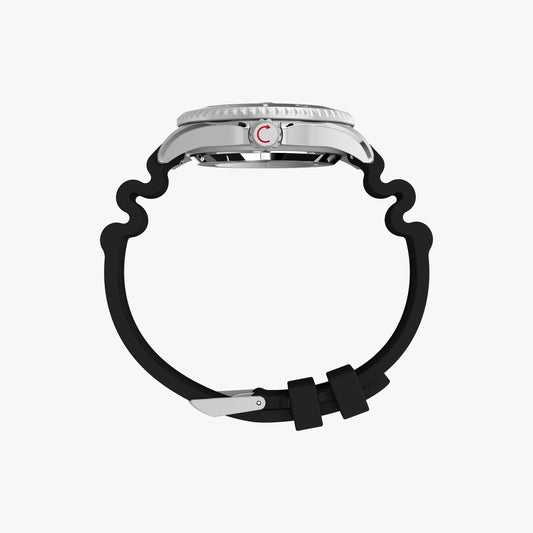 Deep Water Meridian 200 SST Black Dial Black Strap Watch | TW2Y40000