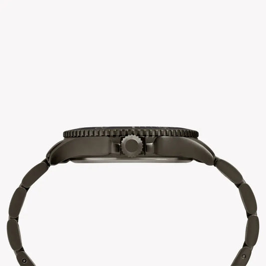 Timex Men's Black Stainless Steel Watch, Gray Dial | Tw4b10800