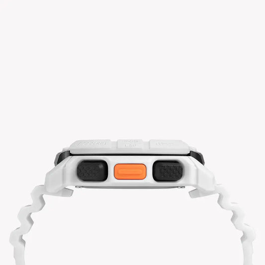 Timex Men's White Silicone Digital Watch, Resin Case | Tw5m26400
