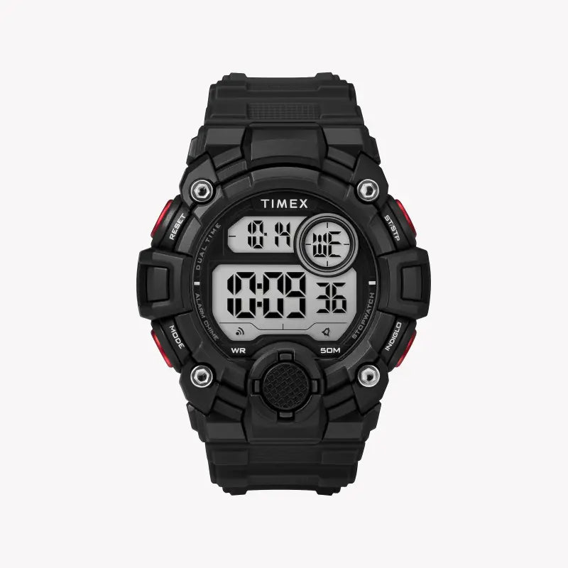 Timex Men's Black Resin Watch, Digital Dial | Tw5m27600